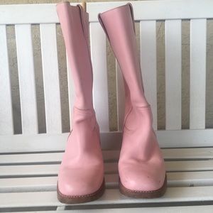 Pink Campus boots